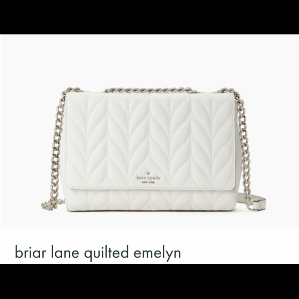 Kate Spade Briar Lane Quilted Emelyn white